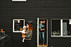 familie utenfor hus