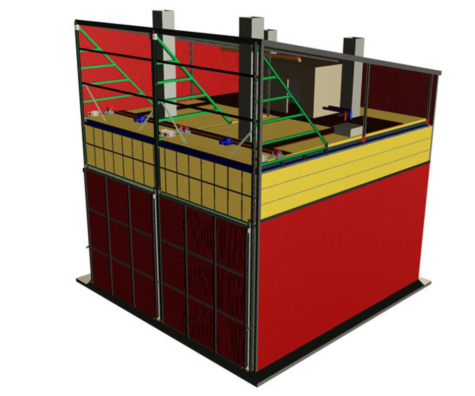 Katres, kammertørke, 3D-tegning