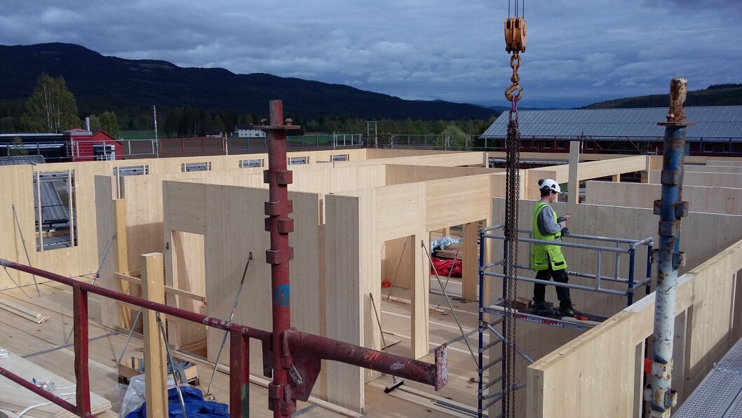 Det nye selskapet ønsker å være spydspissen som sikrer at massivtre blir standard i byggebransjen. (Illustrasjonsfoto: Nordisk Massivtre) Det nye selskapet ønsker å være spydspissen som sikrer at massivtre blir standard i byggebransjen. (Illustrasjonsfoto: Nordisk Massivtre)