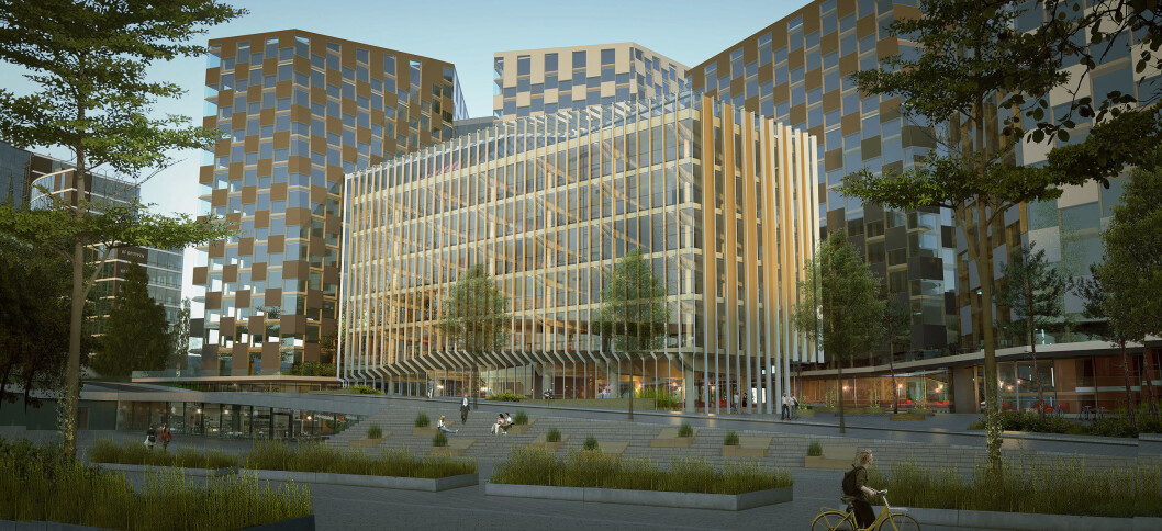 Valle Wood skal stå klart i slutten av 2018. (Illustrasjon: Lund+Slaatto Arkitekter) Valle Wood skal stå klart i slutten av 2018. (Illustrasjon: Lund+Slaatto Arkitekter)