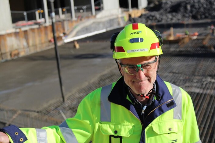 Steinar Kjus prosjektleder NCC Building. (Foto: NCC) Steinar Kjus prosjektleder NCC Building. (Foto: NCC)