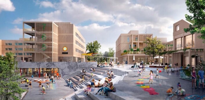  (Illustrasjon: Veidekke / Arkitema Architects) (Illustrasjon: Veidekke / Arkitema Architects)