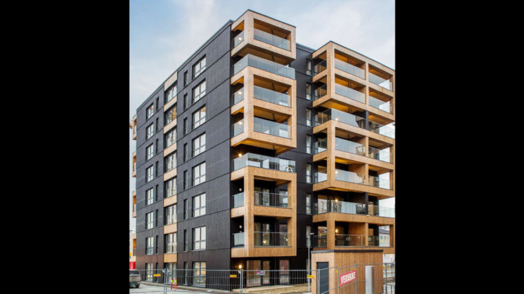 Fjorårets prisvinner: Prosjektet Maskinparken Tre har passivhusstandard og er bygget for det kommersielle markedet. (Foto: Veidekke Eiendom AS) Fjorårets prisvinner: Prosjektet Maskinparken Tre har passivhusstandard og er bygget for det kommersielle markedet. (Foto: Veidekke Eiendom AS)
