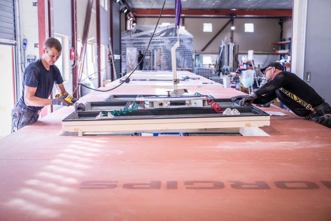 Prefabrikkerte løsninger for oppføring av bygg tar stadig andeler fra tradisjonell byggemetode. (Foto: Optimera) Prefabrikkerte løsninger for oppføring av bygg tar stadig andeler fra tradisjonell byggemetode. (Foto: Optimera)