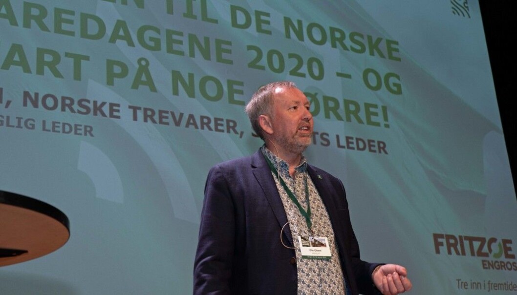Styreleder Ole Olsen på de siste trevaredagene Styreleder Ole Olsen på de siste trevaredagene