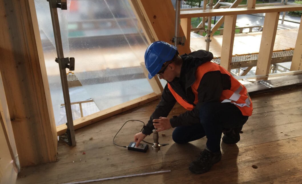 Fuktmåling i ZEB-laboratoriet. Fuktmåling i ZEB-laboratoriet.