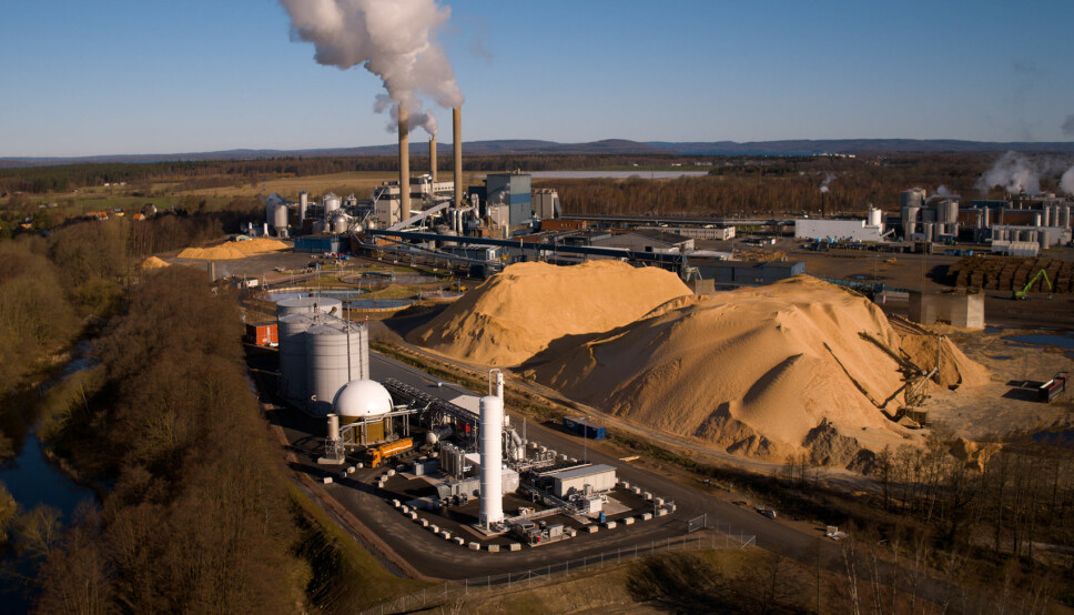 Gasums biogassanlegg ligger på fabrikkområdet til Stora Enso i Nymölla og er koblet til fabrikkens eksisterende prosessvannanlegg.