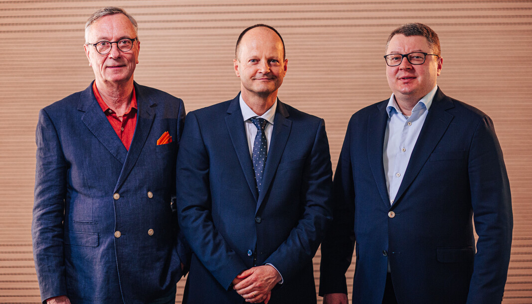 Fra venstre: Leif Erlandsson, Frank Jöst og Allan Flink, administrerende direktører ved Microtecs avdelinger i henholdsvis Sverige, Italia og Finland. Fra venstre: Leif Erlandsson, Frank Jöst og Allan Flink, administrerende direktører ved Microtecs avdelinger i henholdsvis Sverige, Italia og Finland.