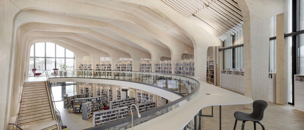 Til det nye biblioteket i Nord-Odal ble alt laget rett fra arkitektens BIM-modell, uten mulighet til å kontrollmåle. Til det nye biblioteket i Nord-Odal ble alt laget rett fra arkitektens BIM-modell, uten mulighet til å kontrollmåle.