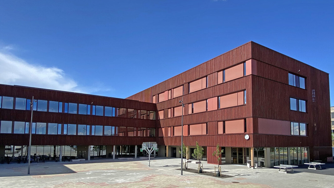 Huseby skole er bygd i passivhusstandard Huseby skole er bygd i passivhusstandard