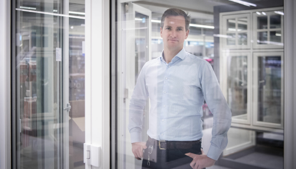 Erik Frellsen i Maxbo Proff lanserer nå en egen ekspertavdeling for dører og vinduer.